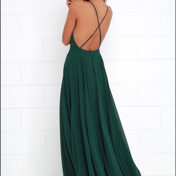 Dark Green Formal Dress - Lulus - Picture 2 of 4